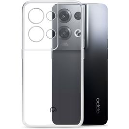 Mobilize Gelly Durchsichtig OPPO Reno 8 Hülle Flexibles TPU Backcover - Transparent