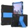 Mobigear ShieldStand Samsung Galaxy Tab A8 10.5 (2021) Hülle Kunststoff,Silikon Backcover + Ständer - Schwarz / Blau