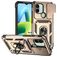 Mobigear Armor Ring Cam Slide Xiaomi Redmi A1 4G Hülle Hardcase Backcover Stoßfest mit Ringhalter und Kamera Slider - Gold