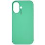 Nudient Base iPhone 16 Plus Silikon Hülle Backcover - Mint Green