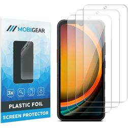 Mobigear Samsung Galaxy Xcover 7 Displayschutz Schutzfolie - Hüllenfreundlich (3er Pack)