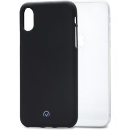 Mobilize Gelly iPhone XS Max Hülle Flexibles TPU Backcover - Matt Black