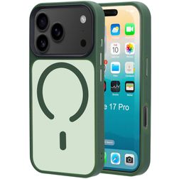 Mobiparts Hardcover iPhone 17 Pro MagSafe Hardcase Backcover - Satin Green