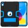 Mobigear ShieldStand iPad 10 (2022) Hülle Kunststoff,Silikon Backcover + Ständer - Schwarz / Blau