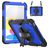 Mobigear SureGrip Xtreme iPad 11 (2025) Hülle Kunststoff,Silikon Backcover + Schulterträger + Ständer - Dunkelblau