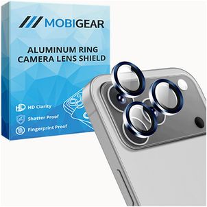 Mobigear Single Lens iPhone 17 Pro Max Panzerglas Gehärtetes Glas Kameralinsen Schutz - Hüllenfreundlich - Blau