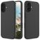 Mobigear Rubber Touch iPhone 16 Silikon Hülle Backcover - Schwarz
