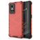Mobigear Honeycomb Realme GT Neo 3 Hülle Hardcase Backcover Stoßfest - Rot