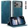Caseme 013 iPhone 17 Pro Max Hülle Klapphülle Geldbörse - Blau