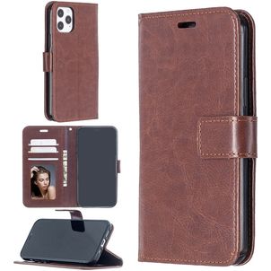 Mobigear Wallet iPhone 12 Pro Hülle Klapphülle Geldbörse - Braun