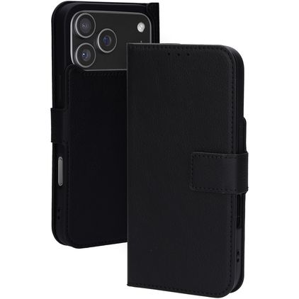 Mobiparts Classic Wallet iPhone 17 Pro Max MagSafe Klapphülle - Schwarz