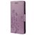 Mobigear Flowers Samsung Galaxy A33 Hülle Klapphülle Geldbörse - Lila