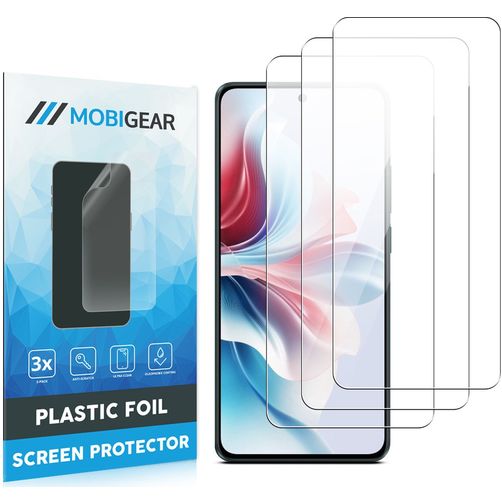 Mobigear OPPO Reno 11F Displayschutz Schutzfolie - Hüllenfreundlich (3er Pack)