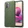 Mobigear Rugged Shield POCO M5s Hülle Flexibles TPU Backcover Stoßfest - Grün