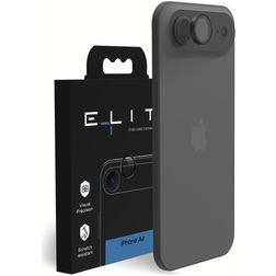 Elite iPhone Air Panzerglas Gehärtetes Glas Kameralinsen Schutz - Hüllenfreundlich - Schwarz