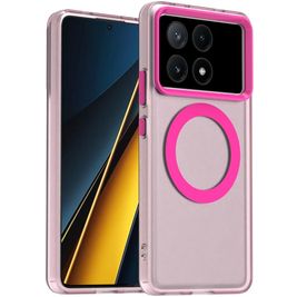 Mobigear Shockproof POCO X6 Pro MagSafe Hülle Hardcase Backcover - Rot