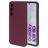 Mobiparts Samsung Galaxy A35 Silikon Hülle Backcover - Plum Red
