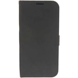 Valenta Classic iPhone 12 Pro Max Hülle Echtes Leder Klapphülle Geldbörse - Braun