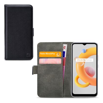 Mobilize Classic Gelly Wallet Realme C11 (2021) Klapphülle Portemonnaie - Schwarz