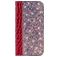 Mobigear Croco Glitter Motorola One Power Hülle Klapphülle Geldbörse - Rot