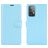 Mobigear Classic Samsung Galaxy A52 Hülle Klapphülle Geldbörse - Blau