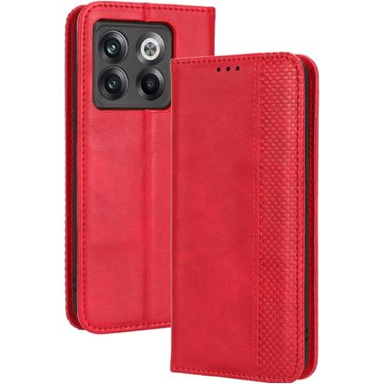 Mobigear Sensation OnePlus 10T Hülle Klapphülle Geldbörse - Rot