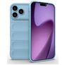 Mobigear Bumpy iPhone 18 Pro Hülle Flexibles TPU Backcover - Blau