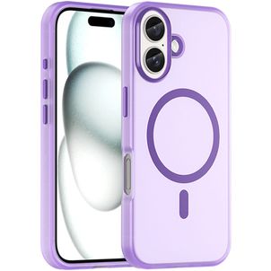 Mobigear Shockproof iPhone 16 Plus MagSafe Hülle Flexibles TPU Backcover - Lila