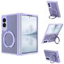 Mobigear 360 Rotating Ring Samsung Galaxy Z Fold 8 Ultra MagSafe Hülle Hardcase Backcover mit Ringhalter - Lila