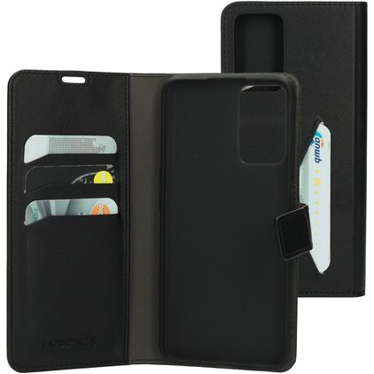 Mobiparts Classic Wallet OPPO A76 Klapphülle Portemonnaie - Schwarz