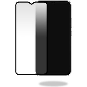 Mobilize Premium Samsung Galaxy A34 Panzerglas Gehärtetes Glas Displayschutz - Hüllenfreundlich - Schwarz