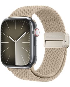 Dux Ducis Mixture Pro Nylon Apple Watch Armband Magnetverschluss - 49/46/45/44 mm - Beige