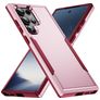 Mobigear Heavy Armor Samsung Galaxy S24 Ultra Hülle Hardcase Backcover Stoßfest - Pink