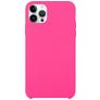 Mobigear Rubber Touch iPhone 15 Pro Max Silikon Hülle Backcover - Magenta