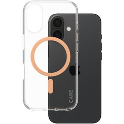 CARE by PanzerGlass Flagship iPhone 16 MagSafe Hülle Hardcase Backcover - Peachy