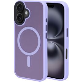 Mobiparts Hardcover iPhone 16 MagSafe Hülle Hardcase Backcover - Satin Lila