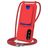 Mobigear Lanyard Card Samsung Galaxy A57 Silikon Handykette mit Kartenhalter - Rot