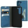 Mobiparts Classic Wallet Samsung Galaxy S23 Hülle Klapphülle Geldbörse - Steel Blue