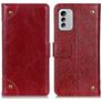 Mobigear Ranch Nokia G60 5G Hülle Klapphülle Geldbörse - Weinrot