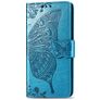Mobigear Butterfly iPhone 11 Hülle Klapphülle Geldbörse - Blau