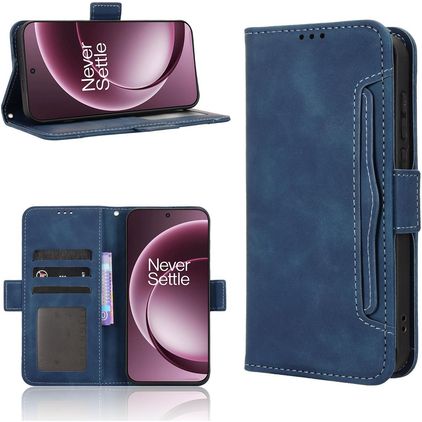 Mobigear Slide Wallet OnePlus 15 Hülle Klapphülle Geldbörse - Blau