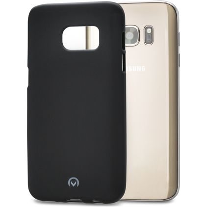 Mobilize Rubber Gelly Samsung Galaxy S7 TPU (flexibel) Backcover - Schwarz