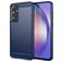 Mobigear Brushed Slim Samsung Galaxy A55 Hülle Flexibles TPU Backcover - Blau