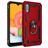 Mobigear Armor Ring Samsung Galaxy A01 Hülle Hardcase Backcover Stoßfest mit Ringhalter - Rot