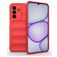 Mobigear Bumpy Samsung Galaxy A27 Hülle Flexibles TPU Backcover - Rot