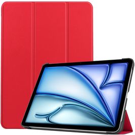 Mobigear Tri-Fold iPad Air 13 Zoll (2024) Hülle Klapphülle - Rot