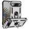 Mobigear Armor Ring Google Pixel 9 Pro XL Hülle Hardcase Backcover Stoßfest mit Ringhalter - Silber