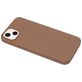 Mobigear Colors iPhone 14 Plus Hülle Flexibles TPU Backcover - Braun