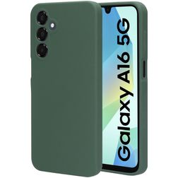 Mobiparts Samsung Galaxy A16 Silikon Hülle Backcover - Forest Green