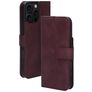 Mobiparts Classic Wallet MagSafe iPhone 16 Pro Max MagSafe Hülle Klapphülle Geldbörse - Velvet Red